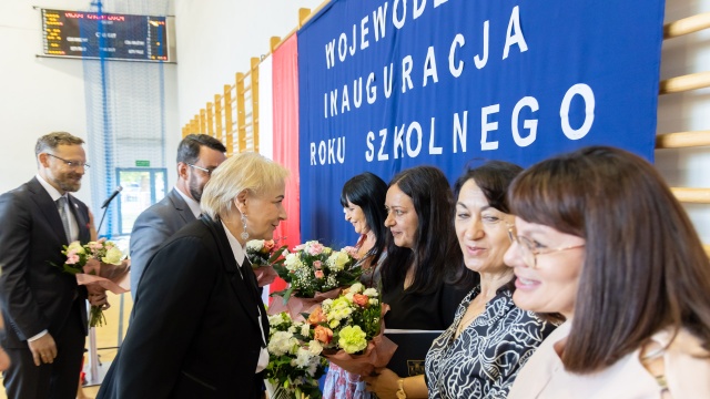 Fot. Robert Stachnik [Radio Szczecin] Pierwszy dzwonek. Wojewódzka inauguracja [WIDEO, ZDJĘCIA]