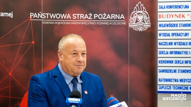 Fot. Robert Stachnik [Radio Szczecin] Szczecińska straż pożarna będzie miała nowy budynek [WIDEO, ZDJĘCIA]