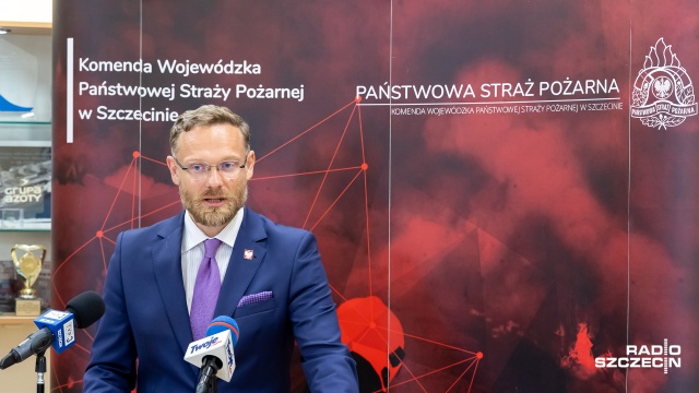 Fot. Robert Stachnik [Radio Szczecin] Szczecińska straż pożarna będzie miała nowy budynek [WIDEO, ZDJĘCIA]