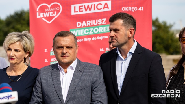 Fot. Robert Stachnik [Radio Szczecin] Nowa Lewica w regionie prezentuje listę do Sejmu [ZDJĘCIA]