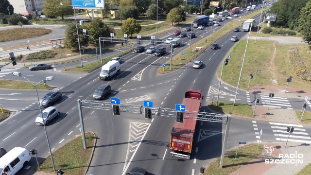 Fot. Robert Stachnik [Radio Szczecin] GDDKiA apeluje o zmianę organizacji ruchu na skrzyżowaniu w Kijewie [ZDJĘCIA]