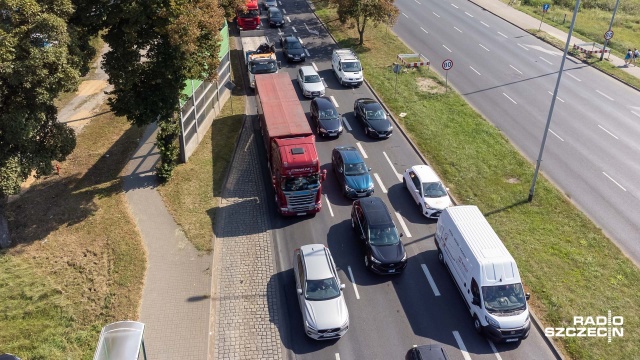 Fot. Robert Stachnik [Radio Szczecin] GDDKiA apeluje o zmianę organizacji ruchu na skrzyżowaniu w Kijewie [ZDJĘCIA]