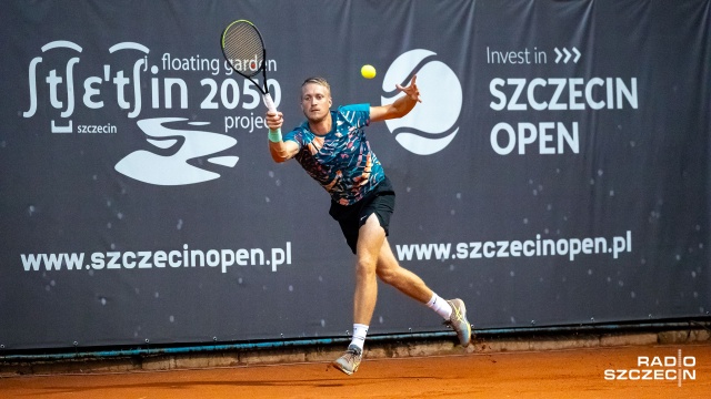 Fot. Robert Stachnik [Radio Szczecin] Kaśnikowski w 1/8 finału singla szczecińskiego challengera [ZDJĘCIA]