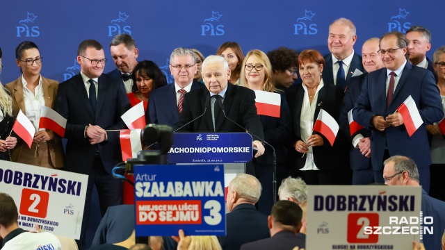 Fot. Robert Stachnik [Radio Szczecin] Prezes PiS w Szczecinie: Nie damy się, stoimy przed wielką szansą [2x WIDEO, ZDJĘCIA]