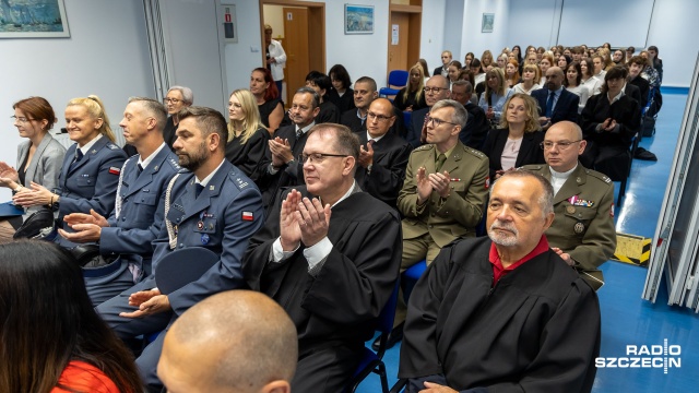 Fot. Robert Stachnik [Radio Szczecin] Studenci Akademii Nauk Stosowanych TWP zainaugurowali rok akademicki [WIDEO, ZDJĘCIA]