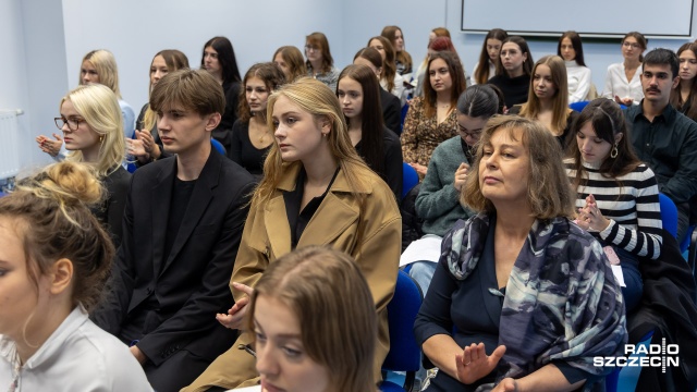 Fot. Robert Stachnik [Radio Szczecin] Studenci Akademii Nauk Stosowanych TWP zainaugurowali rok akademicki [WIDEO, ZDJĘCIA]