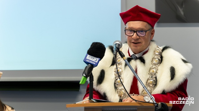 Fot. Robert Stachnik [Radio Szczecin] Studenci Akademii Nauk Stosowanych TWP zainaugurowali rok akademicki [WIDEO, ZDJĘCIA]