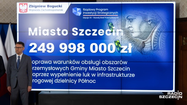 Fot. Robert Stachnik [Radio Szczecin] Szczecin otrzyma 250 mln zł na budowę kolejnego etapu tzw. Trasy Północnej [WIDEO, ZDJĘCIA]