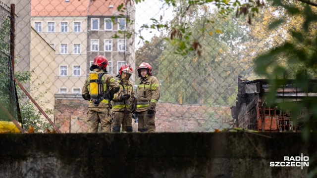 Fot. Robert Stachnik [Radio Szczecin] Pożar hotelu i ewakuacja ponad 100 osób w centrum Szczecina [WIDEO, ZDJĘCIA]