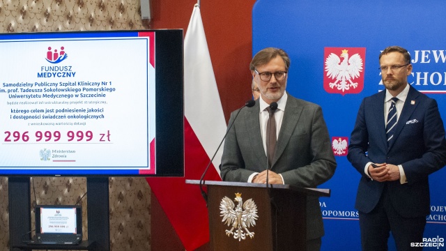 Fot. Wojciech Ochrymiuk [Radio Szczecin] Pół miliarda na onkologię [WIDEO, ZDJĘCIA]