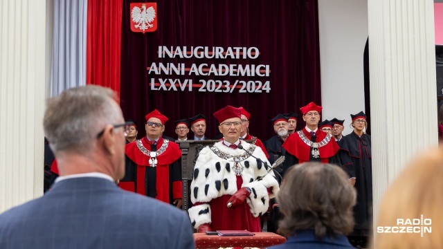 Fot. Robert Stachnik [Radio Szczecin] Wręczenie tytułów naukowych na PUM. Zwiększyła się lista doktorów honoris causa [WIDEO, ZDJĘCIA]