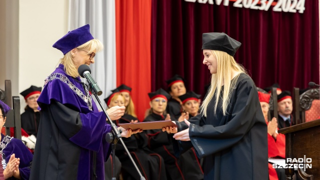 Fot. Robert Stachnik [Radio Szczecin] Wręczenie tytułów naukowych na PUM. Zwiększyła się lista doktorów honoris causa [WIDEO, ZDJĘCIA]