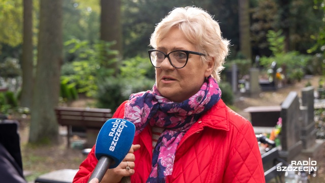 Fot. Robert Stachnik [Radio Szczecin] Szczecinianie rozpoczęli przygotowania przed dniem Wszystkich Świętych [WIDEO, ZDJĘCIA]