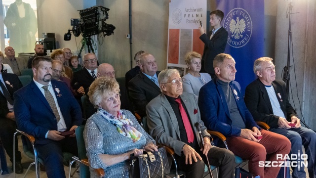 Fot. Robert Stachnik [Radio Szczecin] Odznaczenie dla tych, którzy walczyli z komunistycznym reżimem [ZDJĘCIA]
