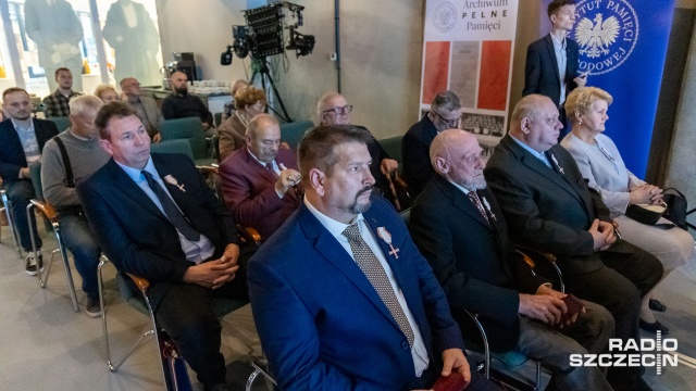 Fot. Robert Stachnik [Radio Szczecin] Odznaczenie dla tych, którzy walczyli z komunistycznym reżimem [ZDJĘCIA]