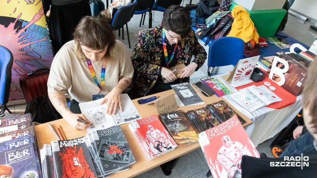 Fot. Robert Stachnik [Radio Szczecin] Giełda komiksów w Szczecinie. "Kiedyś modne, teraz powracają" [WIDEO, ZDJĘCIA]