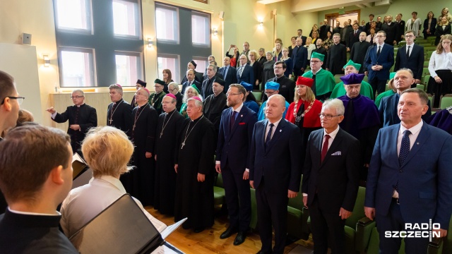 Fot. Robert Stachnik [Radio Szczecin] Inauguracja na WTUS. "Życie nie toczy się tak, jak powinno, ale jest, jakie jest" [WIDEO, ZDJĘCIA]