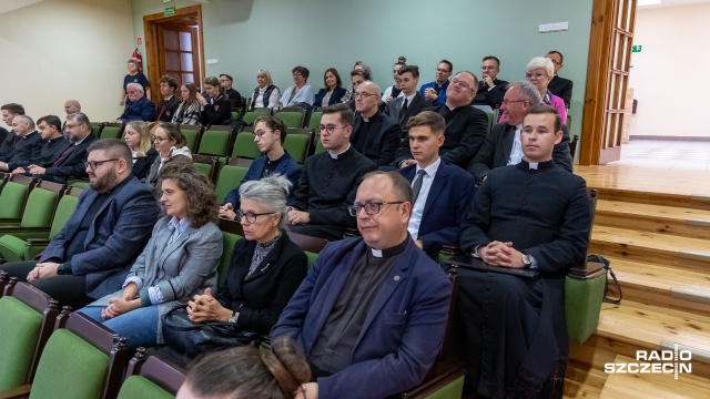 Fot. Robert Stachnik [Radio Szczecin] Inauguracja na WTUS. "Życie nie toczy się tak, jak powinno, ale jest, jakie jest" [WIDEO, ZDJĘCIA]