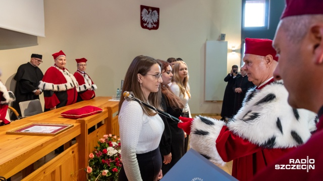 Fot. Robert Stachnik [Radio Szczecin] Inauguracja na WTUS. "Życie nie toczy się tak, jak powinno, ale jest, jakie jest" [WIDEO, ZDJĘCIA]