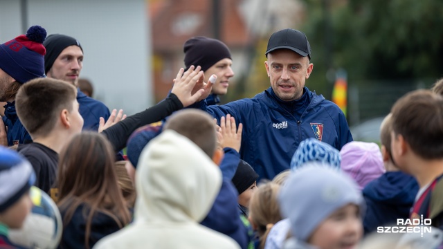 Fot. Robert Stachnik [Radio Szczecin] Najmłodsi trenują z Pogonią Szczecin [WIDEO, ZDJĘCIA]