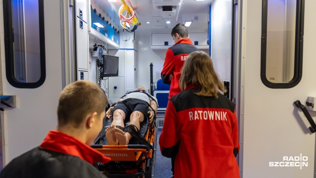 Fot. Robert Stachnik [Radio Szczecin] PUM w samochodówce. Klasa o profilu medycznym [WIDEO, ZDJĘCIA]