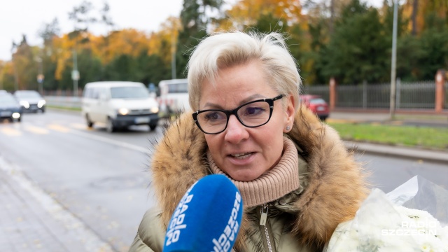 Fot. Robert Stachnik [Radio Szczecin] Nowa sygnalizacja na Mieszka I. Piesi: będzie bezpieczniej [WIDEO, ZDJĘCIA]