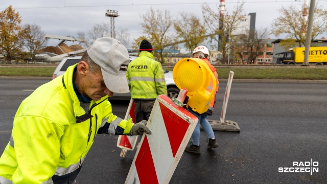Fot. Robert Stachnik [Radio Szczecin] Utrudnienia i korki na ul. Gdańskiej [WIDEO, ZDJĘCIA]