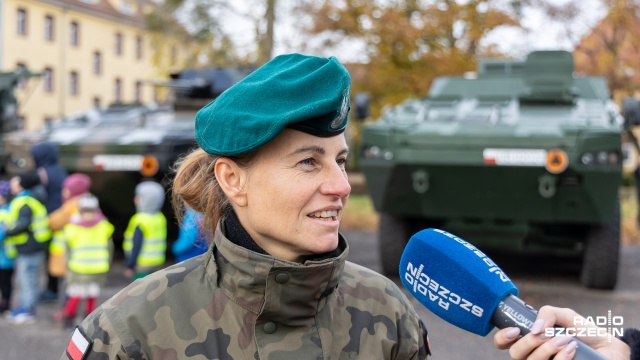 Fot. Robert Stachnik [Radio Szczecin] Szczecińskie przedszkolaki odwiedziły koszary wojskowe [WIDEO, ZDJĘCIA]