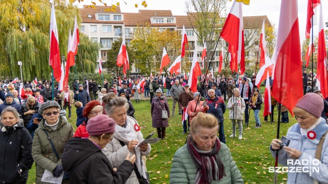 Fot. Robert Stachnik [Radio Szczecin] Szczeciński Marsz Niepodległości 2023 [ZDJĘCIA]