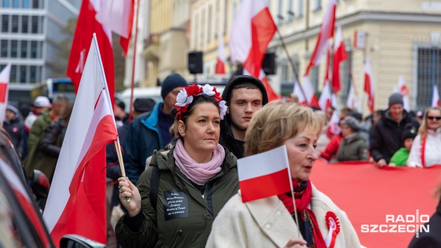 Fot. Robert Stachnik [Radio Szczecin] Szczeciński Marsz Niepodległości 2023 [ZDJĘCIA]