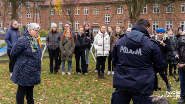 Fot. Robert Stachnik [Radio Szczecin] Studenci kynologii poznali specyfikę pracy psów policyjnych [WIDEO, ZDJĘCIA]
