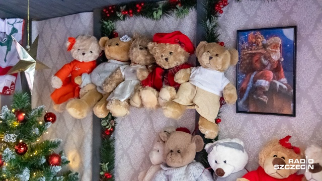 Fot. Robert Stachnik [Radio Szczecin] Na Pogodnie stanął domek św. Mikołaja [WIDEO, ZDJĘCIA]
