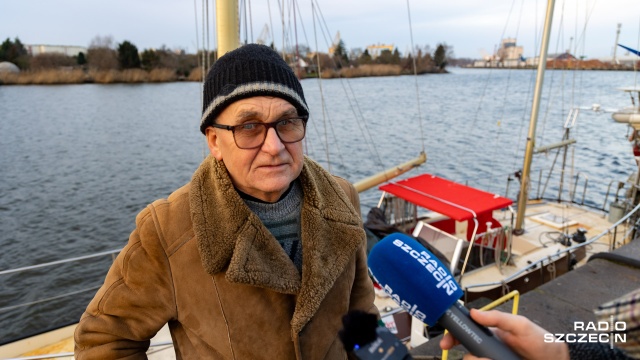 Fot. Robert Stachnik [Radio Szczecin] Remontuje jacht, aby podjąć kolejne żeglarskie wyzwania [WIDEO, ZDJĘCIA]