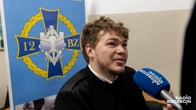 Fot. Robert Stachnik [Radio Szczecin] Wojsko zawitało na szczecińską Politechnikę Morską [WIDEO, ZDJĘCIA]