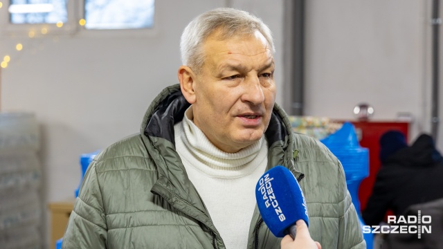 Fot. Robert Stachnik [Radio Szczecin] Kolejny transport humanitarny na Ukrainę [WIDEO, ZDJĘCIA]