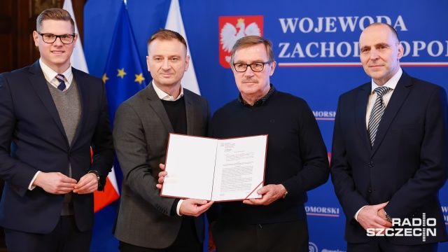 Fot. Robert Stachnik [Radio Szczecin] Były trener Mateusza Sawrymowicza ze stypendium Ministra Sportu