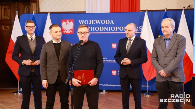 Fot. Robert Stachnik [Radio Szczecin] Były trener Mateusza Sawrymowicza ze stypendium Ministra Sportu