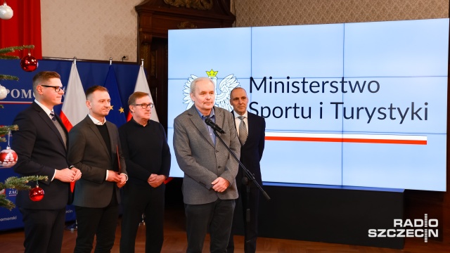 Fot. Robert Stachnik [Radio Szczecin] Były trener Mateusza Sawrymowicza ze stypendium Ministra Sportu