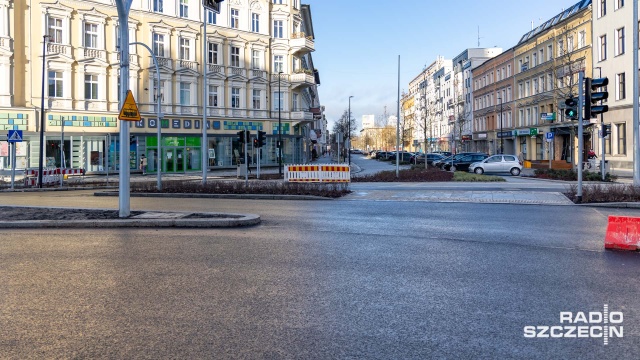 Fot. Robert Stachnik [Radio Szczecin] Zmiany dla kierowców na placu Zwycięstwa [WIDEO, ZDJĘCIA]