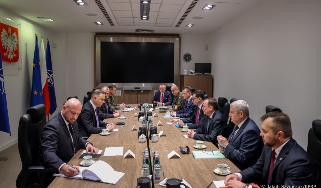 Kwestia przygotowań do tegorocznego szczytu NATO w Wilnie była jednym z tematów rozmowy w Biurze Bezpieczeństwa Narodowego.