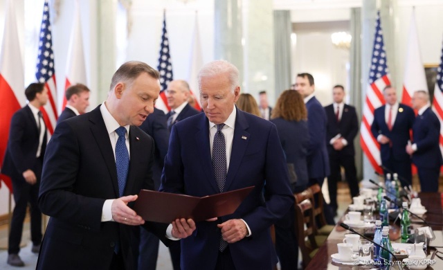 Prezydenci Duda i Biden rozmawiali o Ukrainie i Rosji