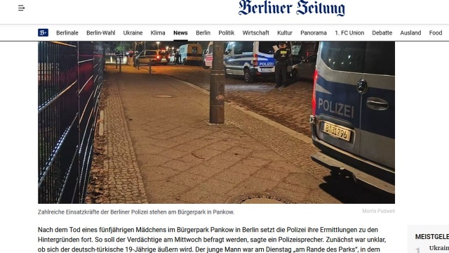 Dziewczynka została wielokrotnie ugodzona nożem. Miała pochodzenie polsko-niemiecko-tureckie - informuje TVP Info.