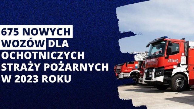 Setki wozów strażackich dla OSP. Zachodniopomorskie otrzyma 24