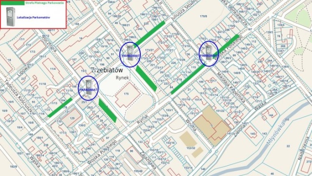 Strefa płatnego parkowania w Trzebiatowie - powiększona. Zdecydowali o tym tamtejsi radni.