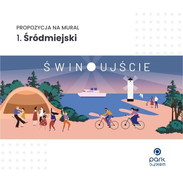 W Świnoujściu ruszyło głosowanie na ekologiczny mural, który powstanie na ścianie nowego parkingu w centrum miasta. Propozycje wzoru są trzy.