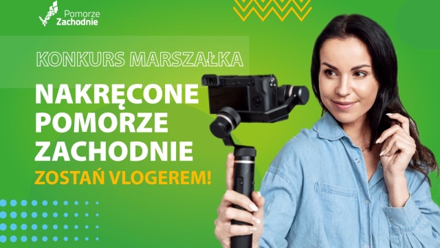 Kamery goPro i gimbal ręczny można wygrać w konkursie marszałka na vloga o Pomorzu Zachodnim.