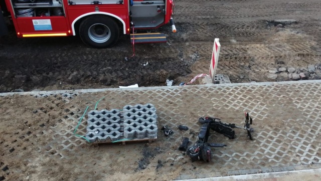W jednym z mieszkań zapaliła się... hulajnoga elektryczna.