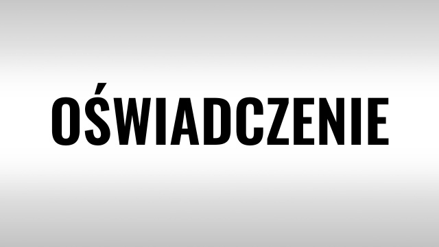 Wyrażając ogromne współczucie wobec najbliższych Mikołaja pragniemy podkreślić, że okoliczności tragedii są dopiero wyjaśniane przez powołane do tego organy państwa. Tym samym, mając na uwadze stosowne postępowania i przede wszystkim wolę najbliższych, powstrzymujemy się od wszelkich komentarzy.
