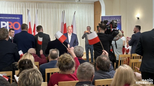 O bezpieczeństwie Polski europoseł Joachim Brudziński rozmawiał z mieszkańcami gminy Brojce.
