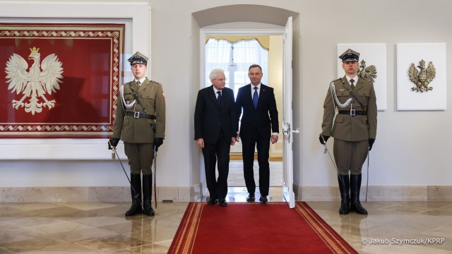 Andrzej Duda i Sergio Mattarella jednomyślni w sprawie dalszego wspierania Ukrainy.